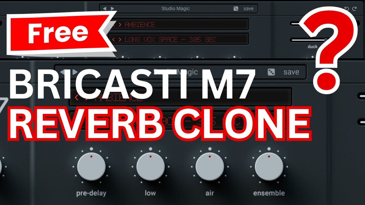 FREE MAGIC 7 REVERB - Bricasti M7 CLONE - YouTube