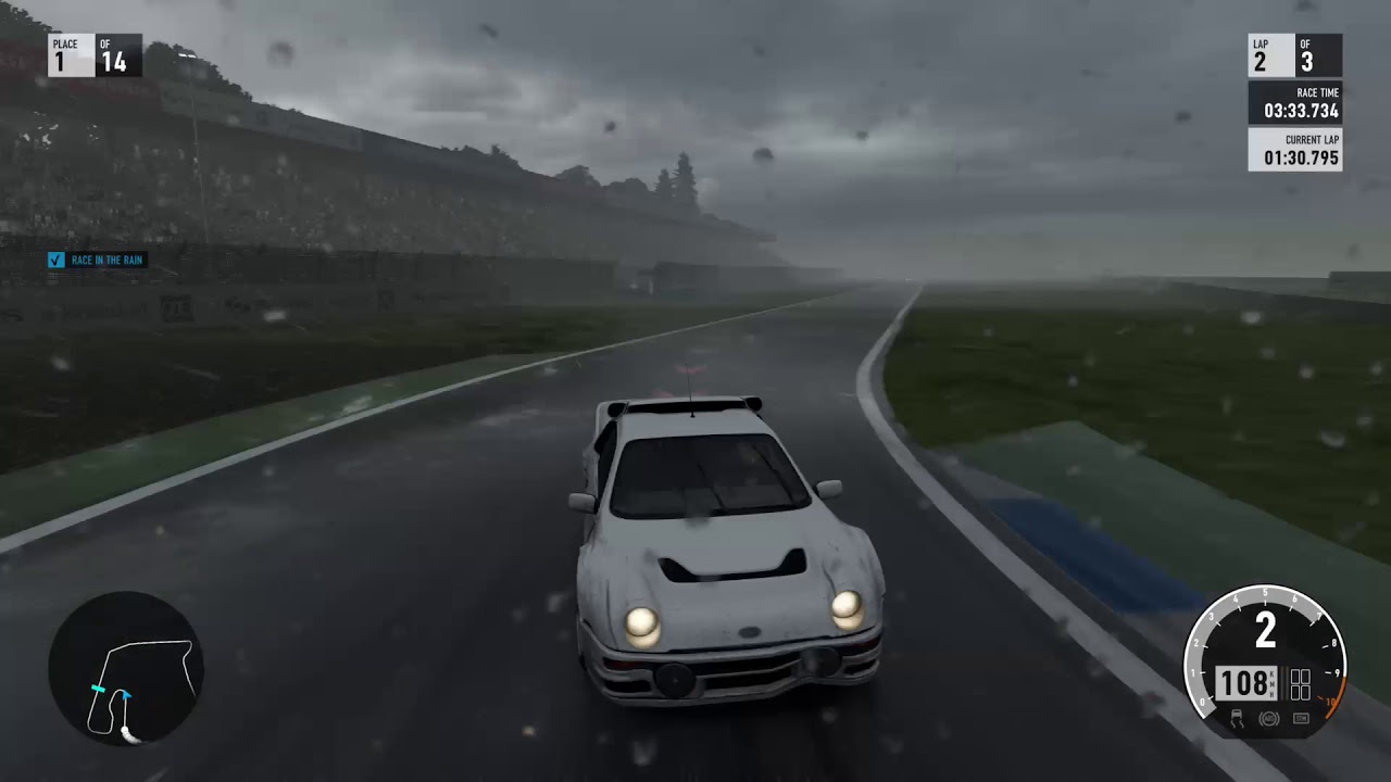 Ford RS200 - Forza Motorsport 7 rain gameplay