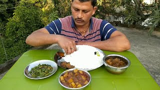 Heavy Rice Eating Show | Chicken Mete Curry | Chicken Kosha | Just Mind-blowing Eating Show