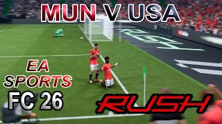 Manchester United vs Team USA 16-0 EA FC 26 Rush