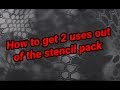 Kryptek Cerakote stencils. How to get two uses out of a Kryptek stencil pack