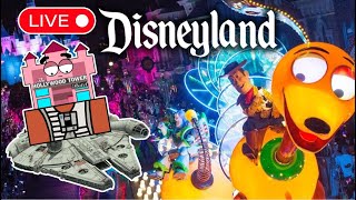 LIVE: Disneyland 70th Paint the Night &amp; Fireworks! Snacks, Characters, Classic Rides