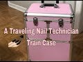 Traveling Nail Technician| Rolling Train Case