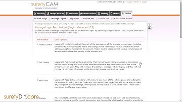 How to Create Additional Logins for your Alarm.com Account and App