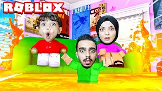 LAV YÜKSELİYOR !! HEMEN KAÇ !!  Roblox The Floor Is LAVA