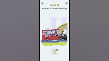 DOP 2 Gameplay Level 19 Shorts Delete One Part Solution and Answer 🔥🚖🚌 Subscribe