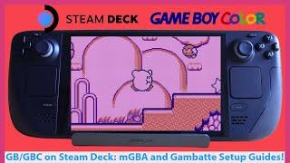 Game Boy Color Emulation Guide for Steam Deck! With OG Gameboy Too! A Bigger Gameboy from Valve! screenshot 3