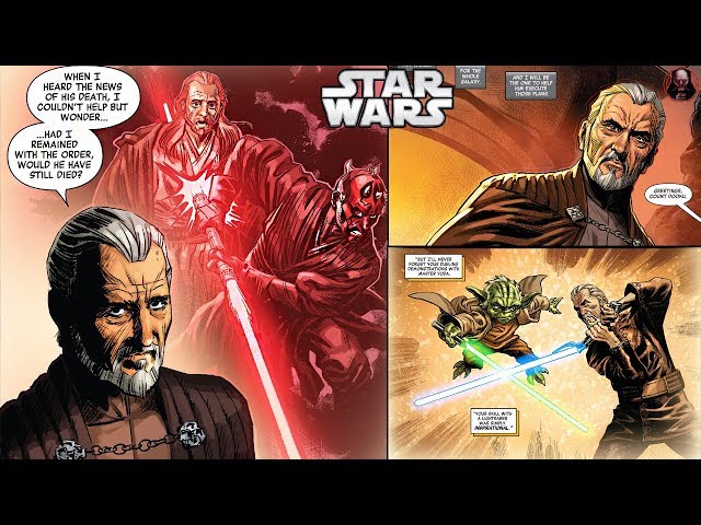 Count Dooku FINALLY Blames Obi-Wan for Qui-Gon's Death! (CANON) - Star Wars  Comics 