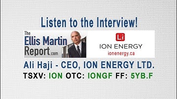 Ellis Martin: ION Energy Ltd (CVE:ION) is Mongolia
