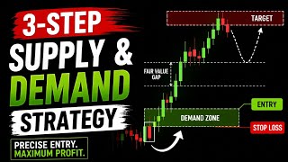  Stop Trading Randomly — Use This 3-Step Supply & Demand Strategy