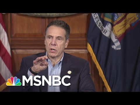 Cuomo Announces Coronavirus Deaths In New York Dropping For The First Time | MSNBC