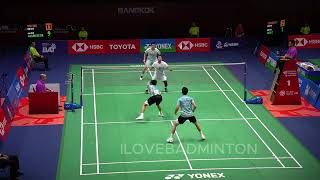 Mohammad AHSAN/Hendra SETIAWAN vs WEI Chun Wei/WU Guan Xun  Thailand Open 2024