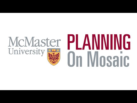 Enrolment Planning on Mosaic