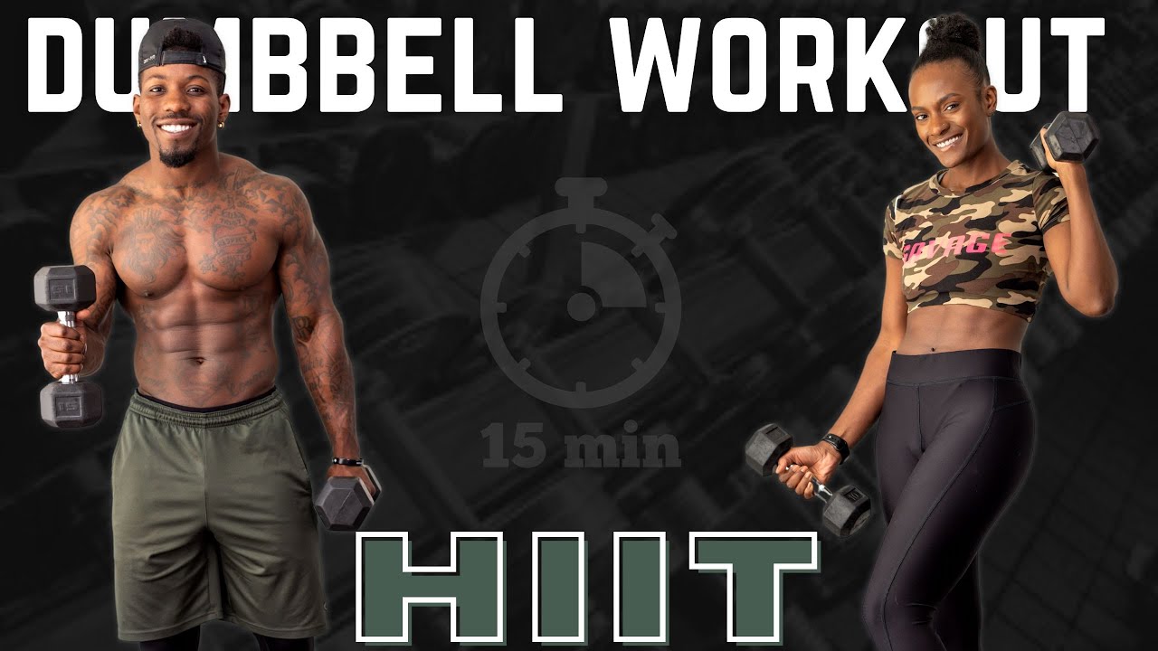 15 Minute Intense HIIT Workout  Lose Stubborn Fat With This