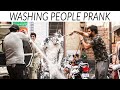 Washing people while washing their cars pranks  lahori prankstar
