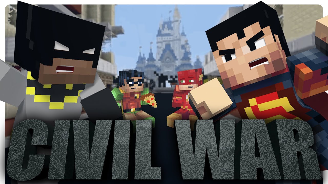 Civil War: Batman vs Superman! (Minecraft Roleplay)