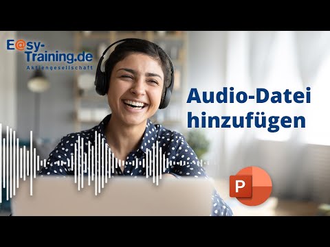 Video: So Fügen Sie Eine Audiodatei Hinzu