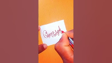 Vijay Thala Pati  Signature Style | Alphabet V Signature #signature #viral #short #vijaythalapathy .