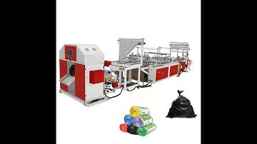 fully automatically garbage bag making machine
