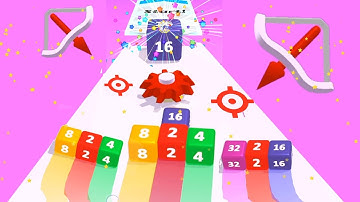 Cube Race 3D: Join 2048 - Max Levels - Cube Merge 2048 gameplay Mobile New Update All Levels