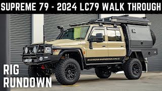 SUPREME 79. A 2024 built 79 Series Landcruiser build by Shannons Engineering