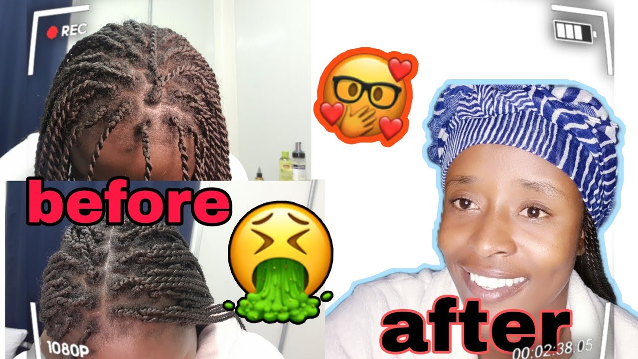  how to refresh and maintain your braids |make them look new| - YouTube