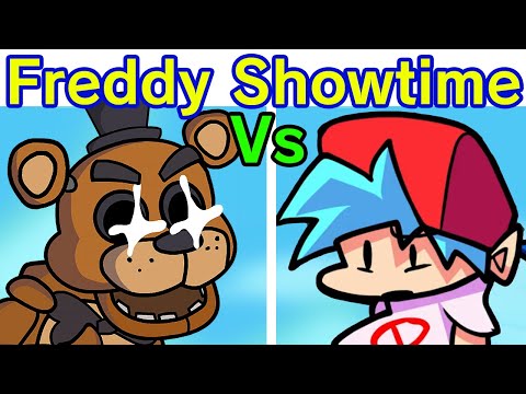 Friday Night Funkin' VS Freddy Fazbear - Showtime + Cutscenes (Five Nights  at Freddy's) (FNF Mod) 