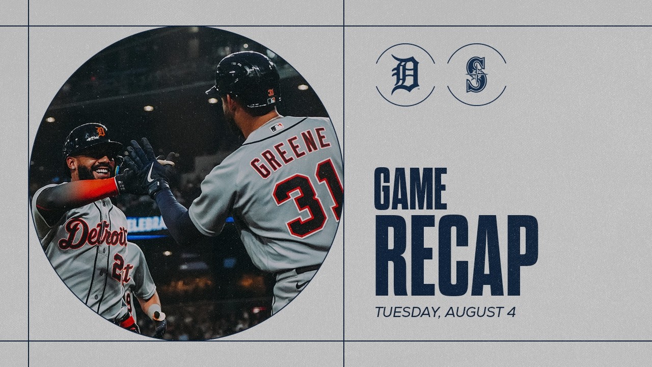 Game Highlights: Melton Throws 7 Scoreless, Tigers Shutout the Mariners 8-0 | 8/4/2026