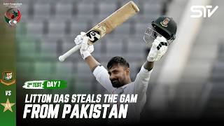 LITTON DAS STEALS THE GAME FROM PAKISTAN | Ban vs Pak | 2nd Test | Day 1 | M9I1J