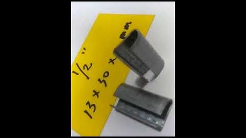 PET strapping (clip) seal machine with three size and teeth produced in same machine