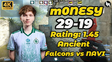 m0NESY (29-19) Falcons vs NAVI (Ancient) | ESL Pro League Season 22 #cs2 #m0nesy