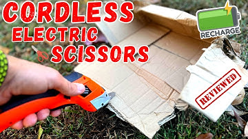 Cordless Electric Scissors Amazon - Unboxing/Review