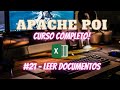 Curso Apache POI Completo - Leer Archivos Excel #3