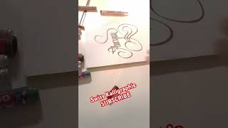 Aargau / Wir schreiben weiterhin die Kantone an🌺#foryou #kalligraphie #swiss #art #schweiz