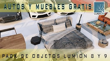 Lumion 9 Pack de muebles y objetos gratuitos febrero 2019