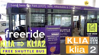 FREE 24/7 Shuttle Bus Between Airports | KLIA ⇒ KLIA2