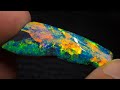 I cut a 25k gem opal by hand