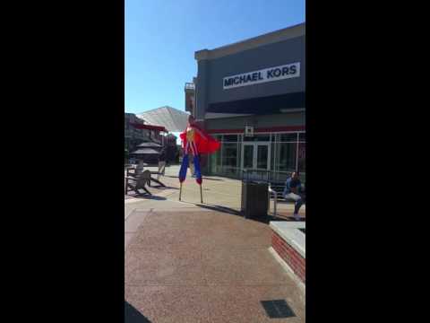 Columbus Outlet Mall - Pole walkers at tanger outlet columbus 2016