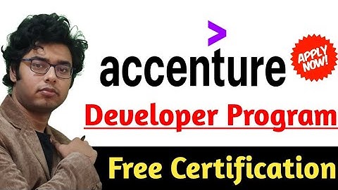 Accenture Developer Program | How to get Accenture Free Certification | Full Details | Jobs Adda