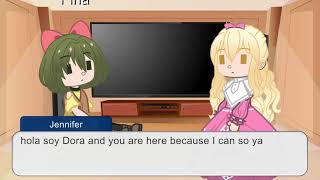 Fina and Noire react to Yuna /anime: kuma kuma kuma bear /by: pumpkin star