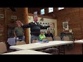 Clarence Schock Memorial Park board member Chuck Allwein speaks to the Lebanon County commissioners