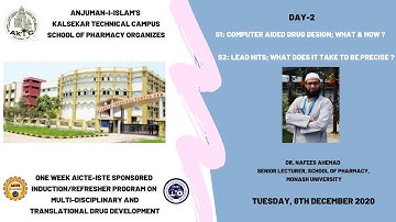 Day:II AICTE-ISTE SPONSORED REFRESHER PROGRAM ON MULTIDISCIPLINARY & TRANSLATIONAL DRUG DEVELOPMENT
