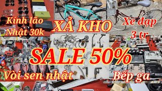 Giảm 50%: Xe đạp Nhật 3 triệu, kính lão Nhật 30k, vòi sen Nhật, cây sen đức,bếp ga Nhật_086.986.2879