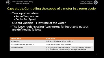 CS352 - Intro to Soft Computing - Lecture 9 Section 9.3 - Control Systems & AI - Fuzzy Inference