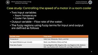 CS352 - Intro to Soft Computing - Lecture 9 Section 9.3 - Control Systems & AI - Fuzzy Inference
