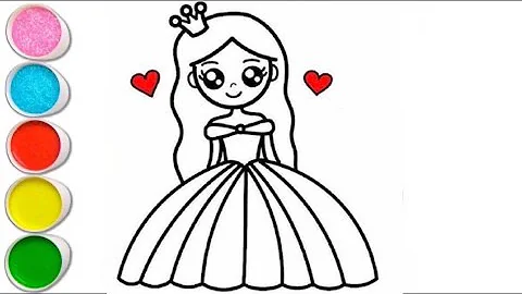 How to draw a cute girl picture easy and step by step/cizim saati art girl drawing