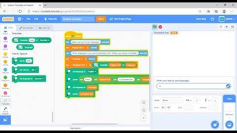 Scratch Tutorial: Translator