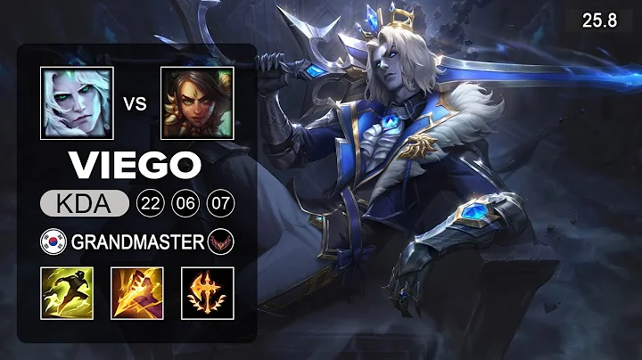 Viego vs Nidalee Jungle - KR Challenger - Patch 25.8 Season 15