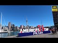 【4K HDR】Walk Tour 36th America’s Cup Prada at Viaduct Auckland City New Zealand!