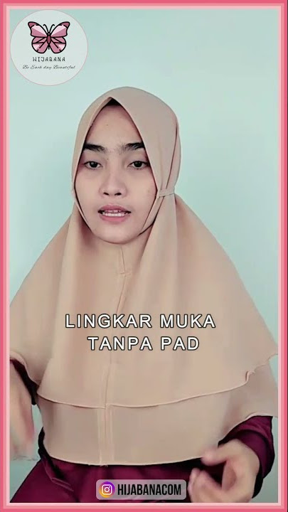 [ HIJABANA ] Khimar Bella Bergo Dua Layer - Hijab Instan 2 Lapis Diamond - Tutorial Hijab